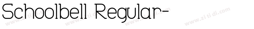 Schoolbell Regular字体转换